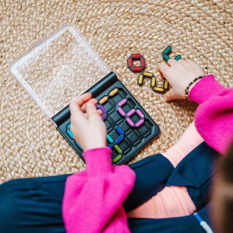 IQ Digits Math Deduction Travel Game for Ages 7+ - 120 Challenges