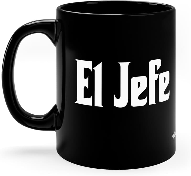 Funny Black Coffee Mug for Dad - 