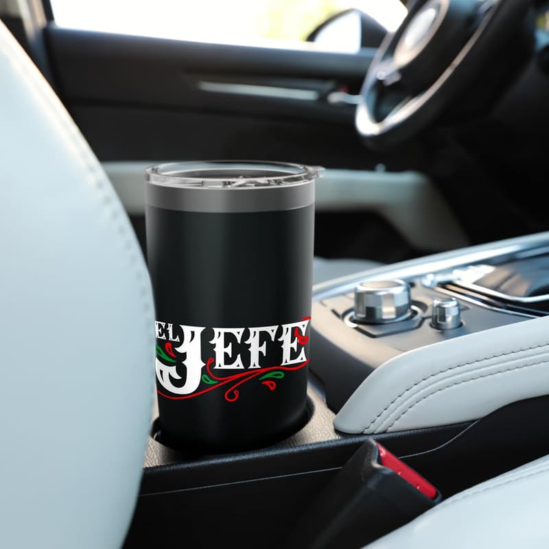 Funny Spanish Quote Insulated Tumbler - El Jefe, Stainless Steel
