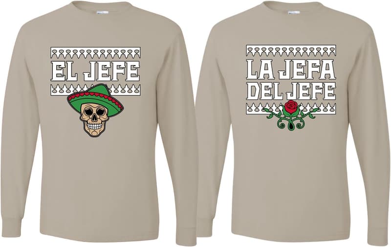 Valentine's Day His and Hers Matching Couples Shirts