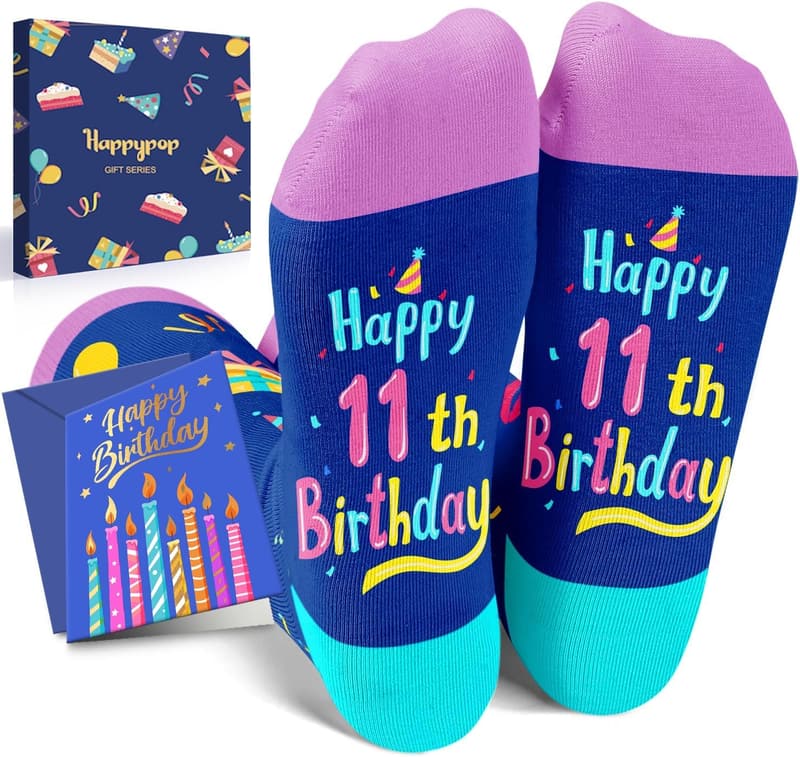 Birthday Gift Set - Fun Socks for Kids Aged 3-12
