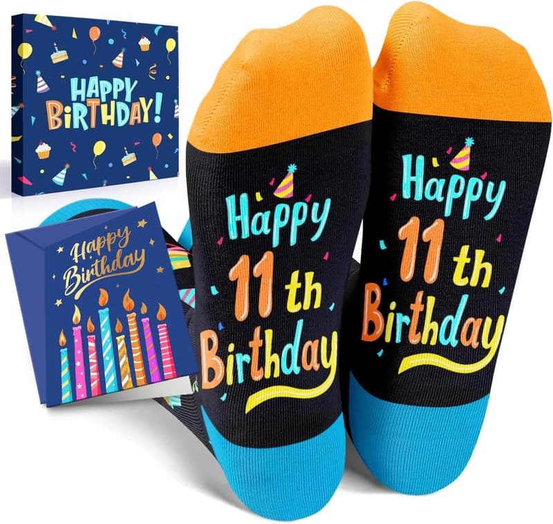 Kids' Birthday Gift Box - Fun Socks for Ages 3-12