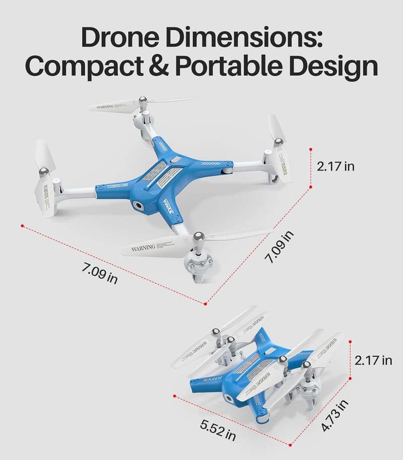 Remote Control Drone with 1080P Camera - Gifts for Kids & Adults