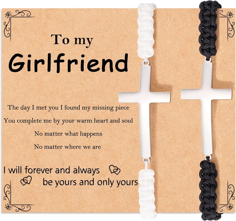 Matching Cross Bracelets for Couples - Perfect Gift for Any Occasion