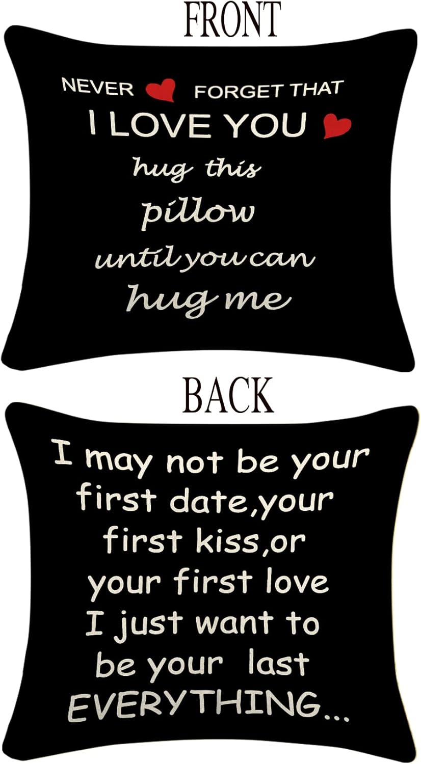 Long Distance Relationship Reversible Pillow Case, 18