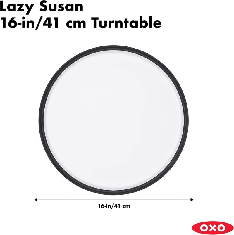 16-Inch White Lazy Susan Turntable by OXO Good Grips