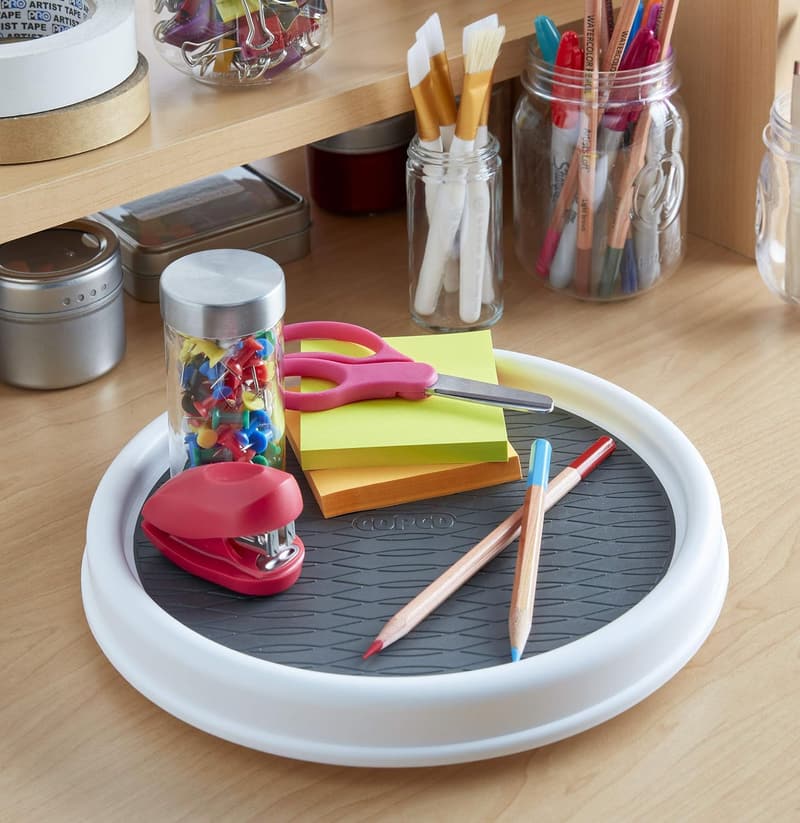 12-Inch Non-Skid Lazy Susan Turntable for Pantry Storage