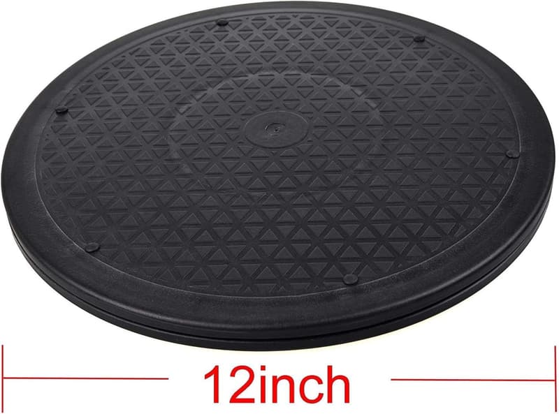 Heavy-Duty 12-Inch Rotating Swivel Stand with Steel Bearings