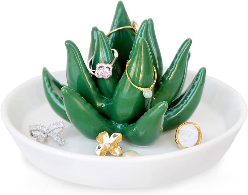 Cactus Succulent Ring Holder Dish - Gift for Women