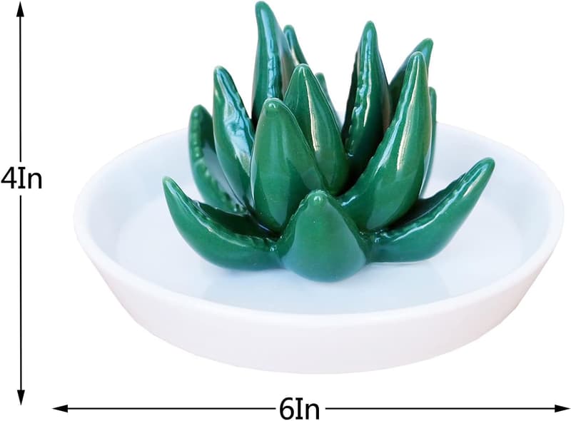 Cactus Succulent Ring Holder Dish - Gift for Women