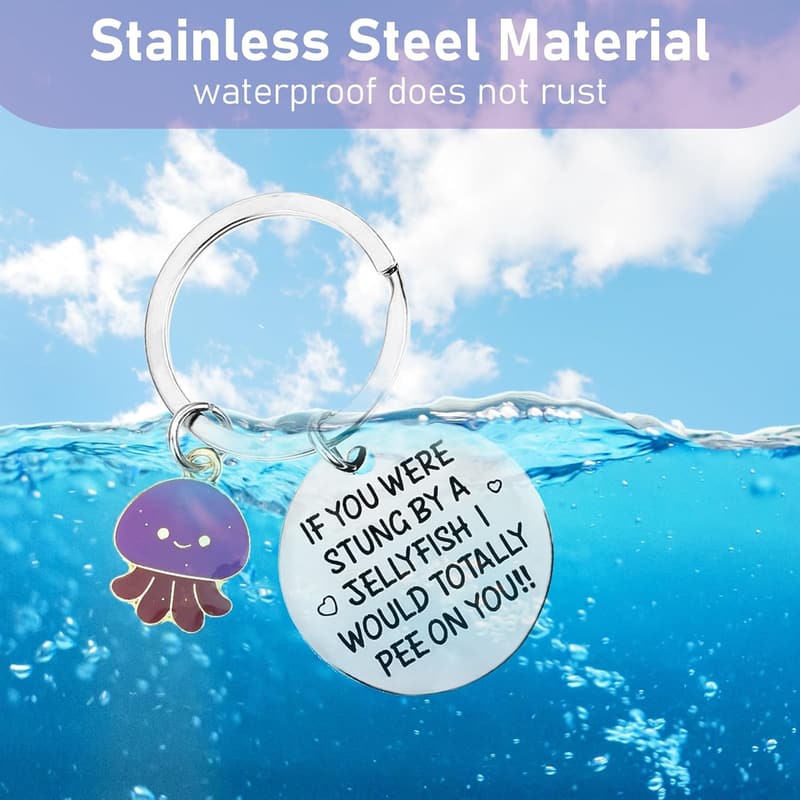 Unique Friendship Keychain for Best Friends & Sisters
