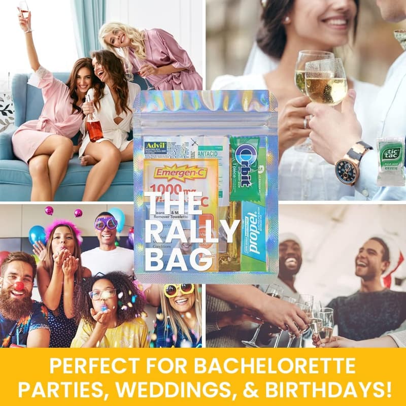 Bachelorette Party Hangover Kits - 10 Pre-Filled Supplies