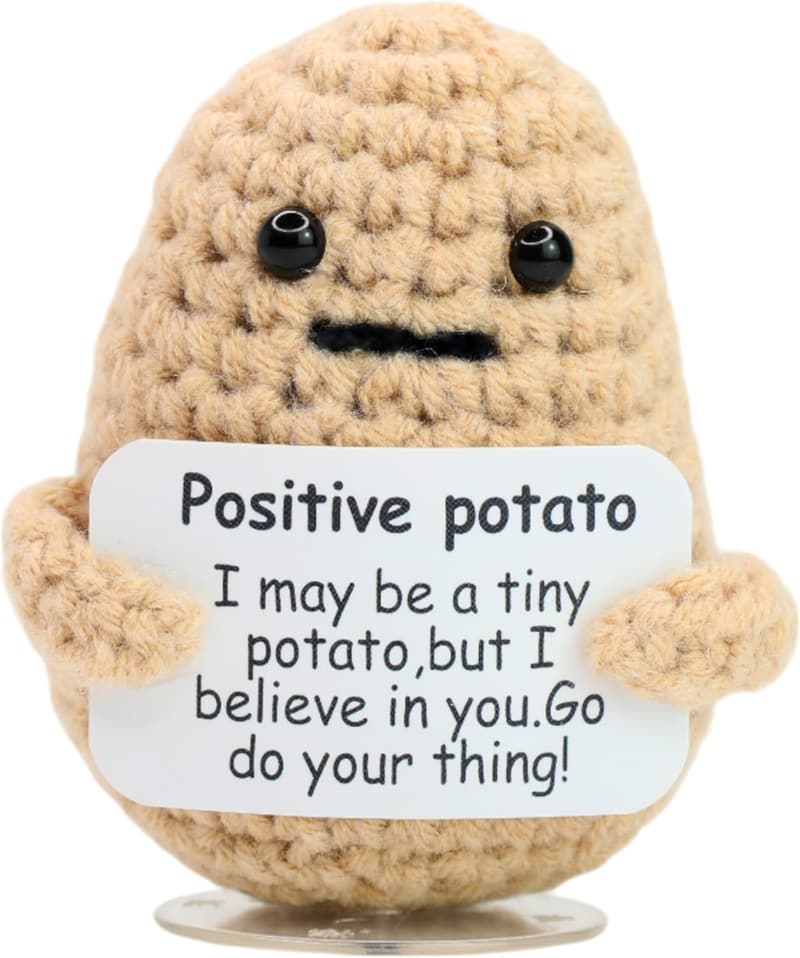 Emotional Support Potato Crochet – Cute Gift for Friends & Family