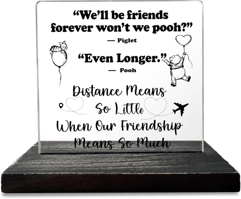 Farewell Gift for Friends - Long Distance Friendship Decor