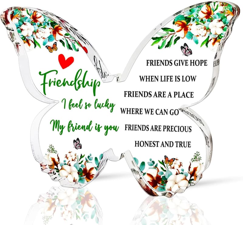 Best Friend Birthday Plaque Gift for Women