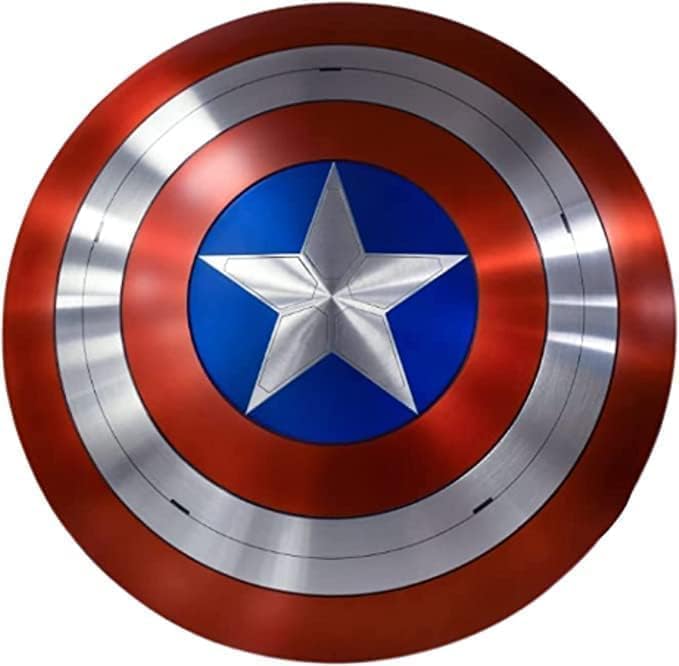 Handmade 18-Inch Captain Shield Replica for LARP & Theater
