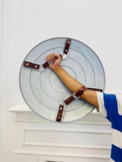 Handmade 18-Inch Captain Shield Replica for LARP & Theater