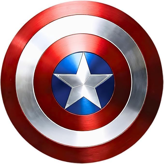 Halloween - Premium Handmade Metal Captain America Shield