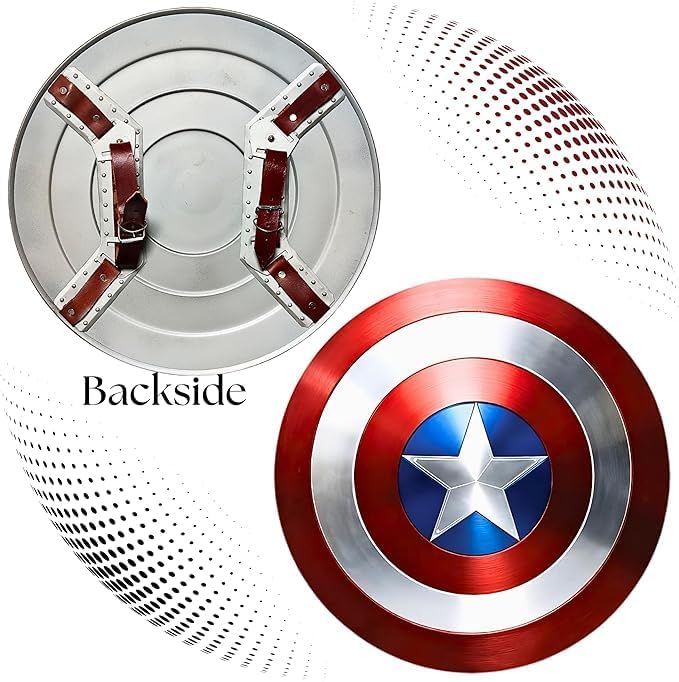 Handmade Captain America Replica Shield for Cosplay & LARP