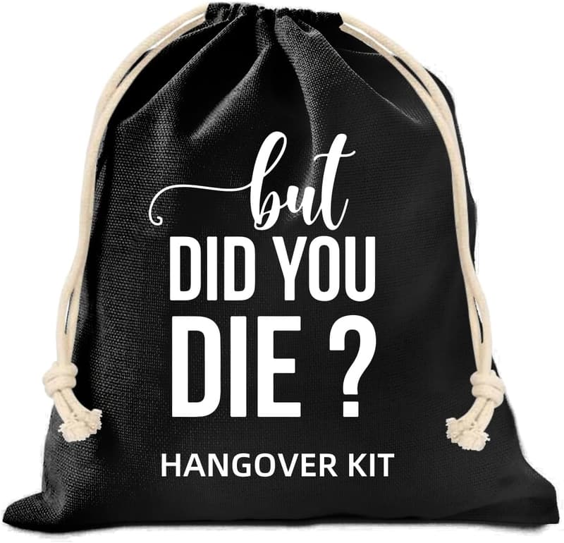 Bachelorette Survival Kit: 10 Cotton Muslin Drawstring Bags
