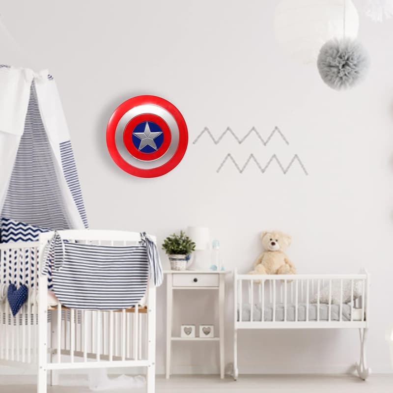 Kids Superhero Captain Shield Prop for Party Cosplay