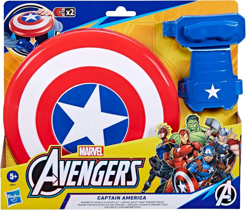 Captain America 2-Piece Magnetic Shield & Gauntlet Toy Set