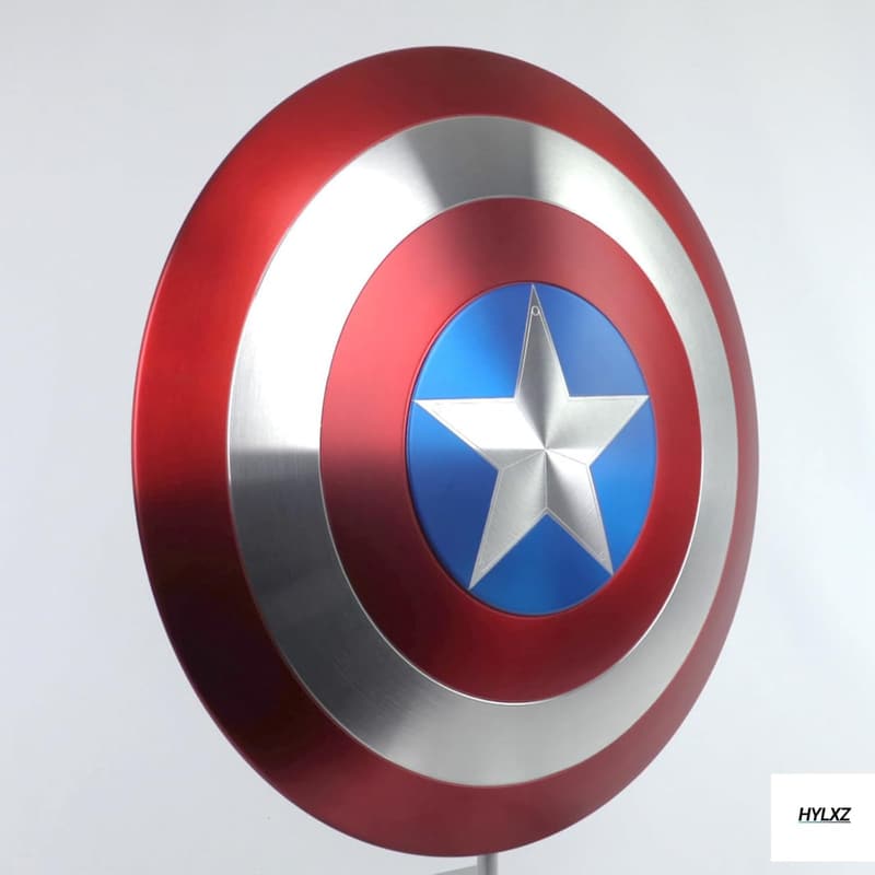 Captain America Premium Metal Shield - Stainless Steel, Full Size