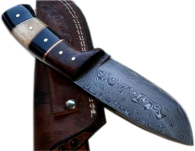 Custom Handmade Damascus Steel Knife - Poshland BC-T-1092