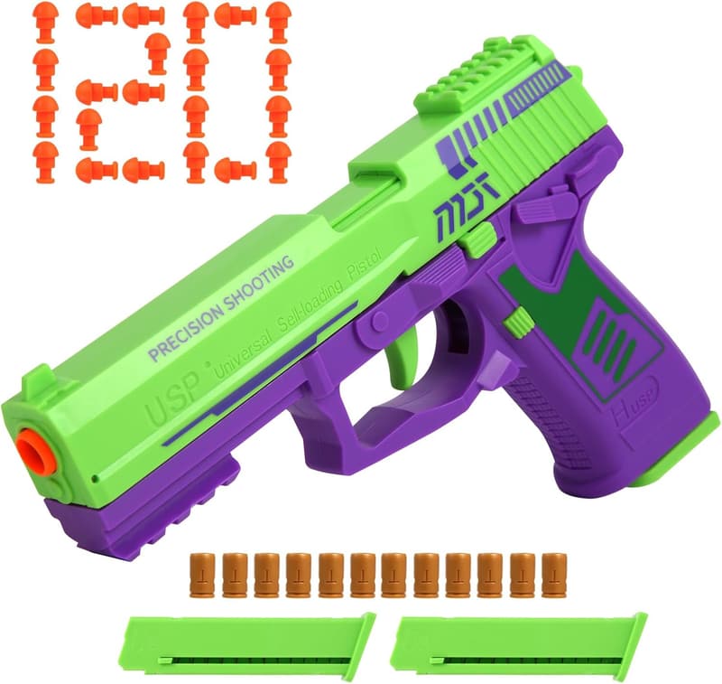 Fully Automatic Soft Bullet Nerf Gun - Perfect Gift for Boys