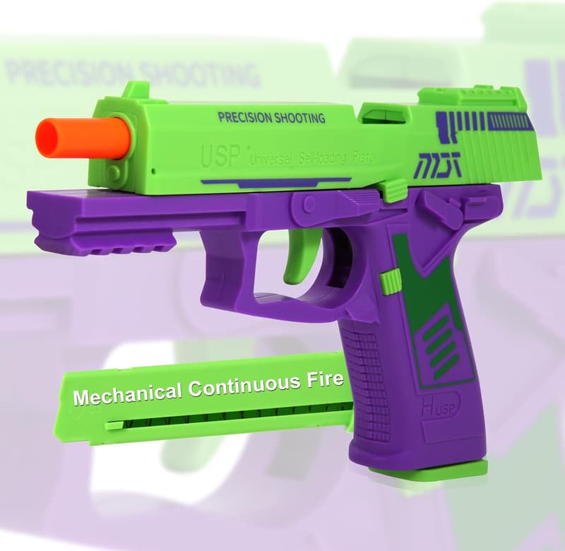 Fully Automatic Soft Bullet Nerf Gun - Perfect Gift for Boys