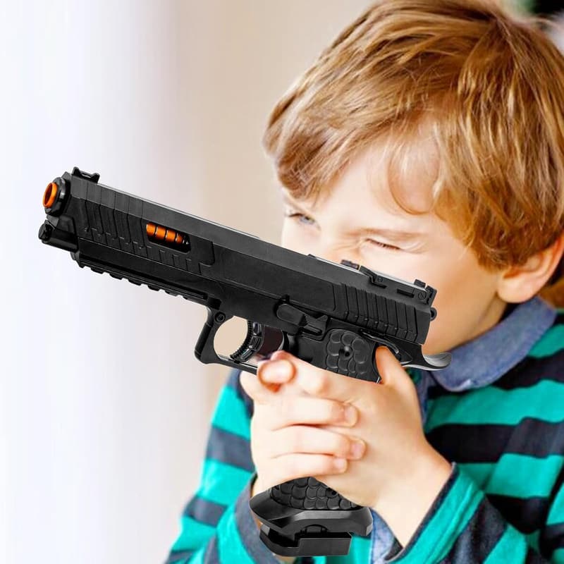 Soft Bullet Toy Gun Blaster with 40 Foam Bullets for Ages 8+