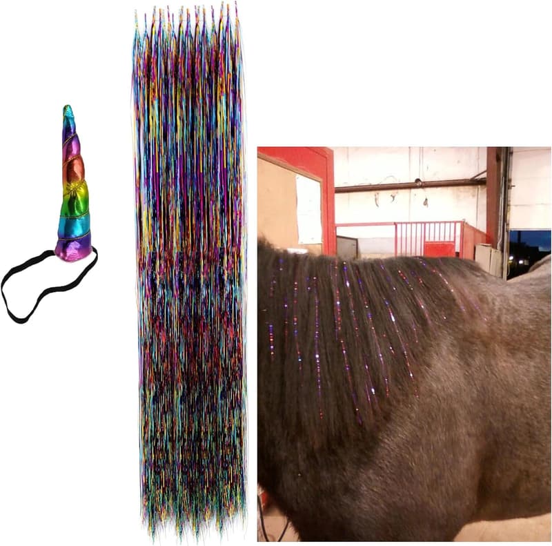 Western Wedding Horse Mane & Tail Bling Accessory for Brides
