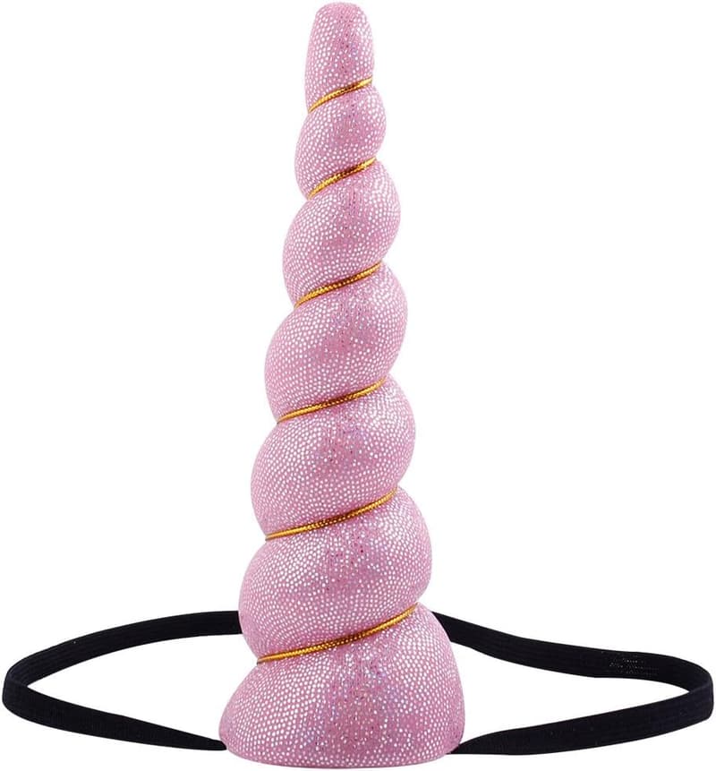 Easter Unicorn Horn Headband - Shiny Pink Cosplay Accessory