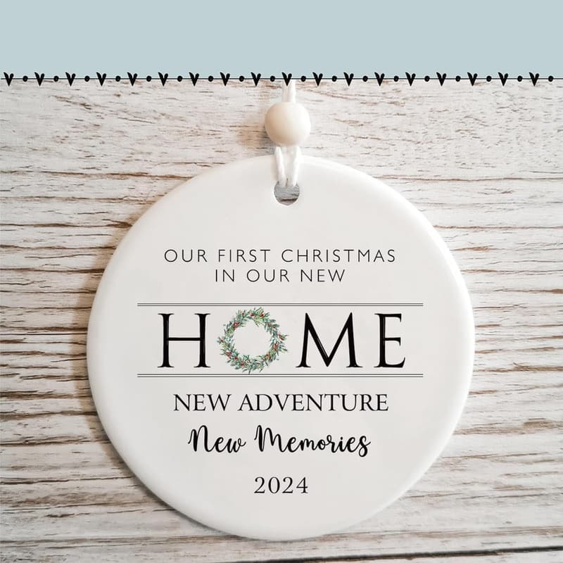 2024 First Christmas Home Ornament - Couples Housewarming Gift