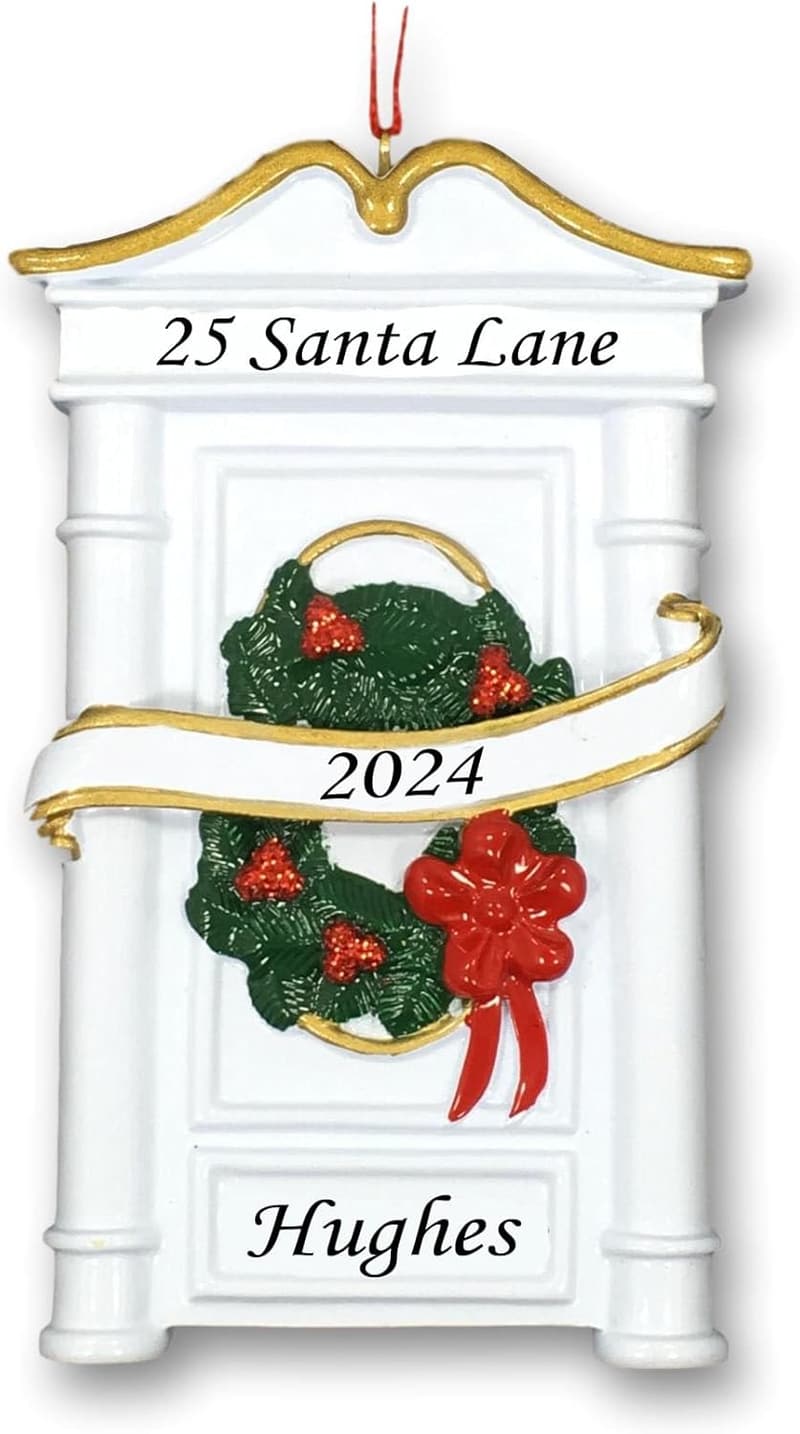 Personalized New Home Ornament – Custom Gift for Homeowners