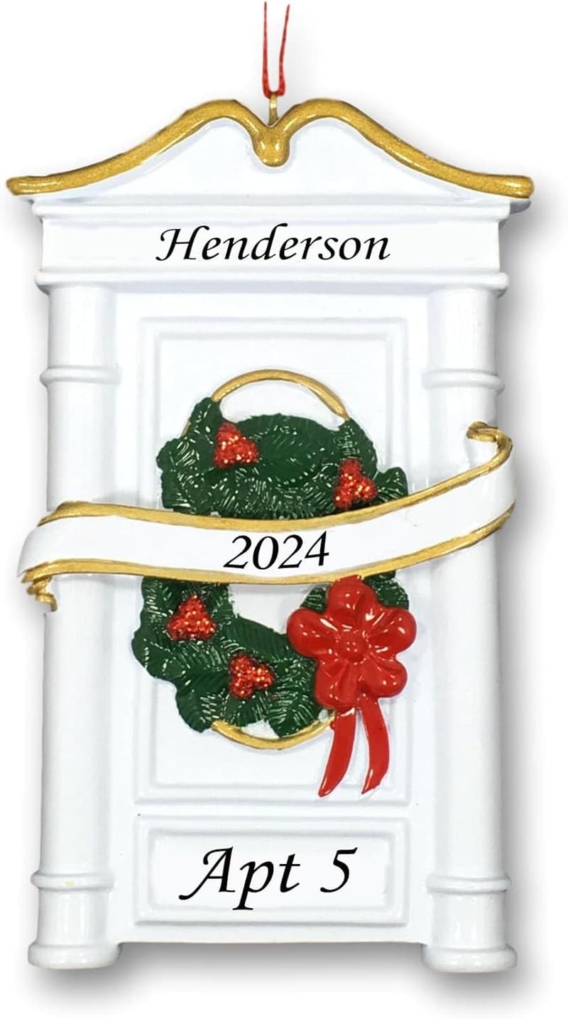 Personalized New Home Ornament – Custom Gift for Homeowners