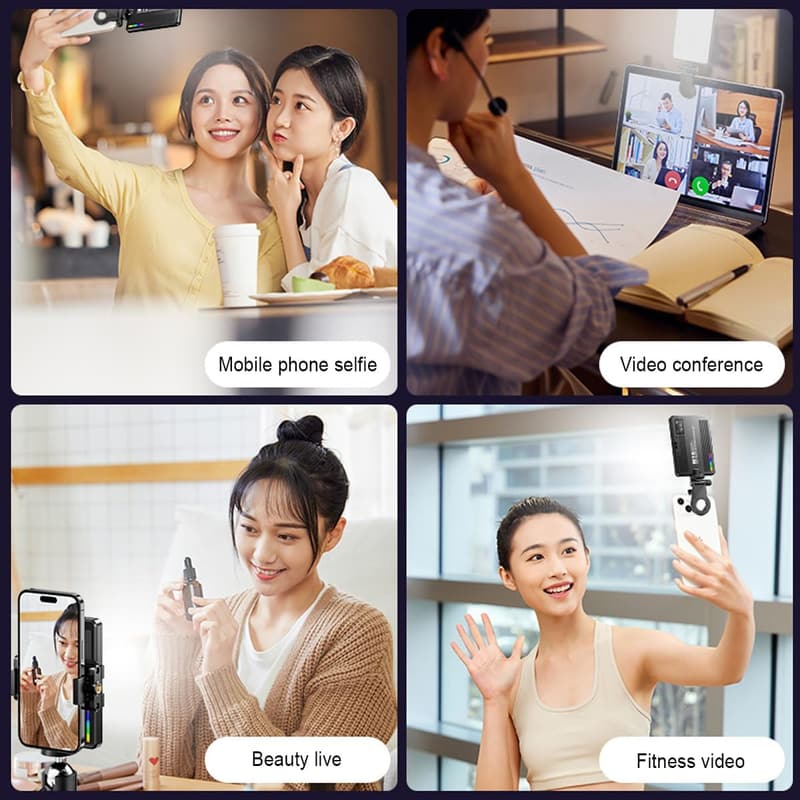 Portable LED Camera Light for Photography & Selfies, 3000-9900K