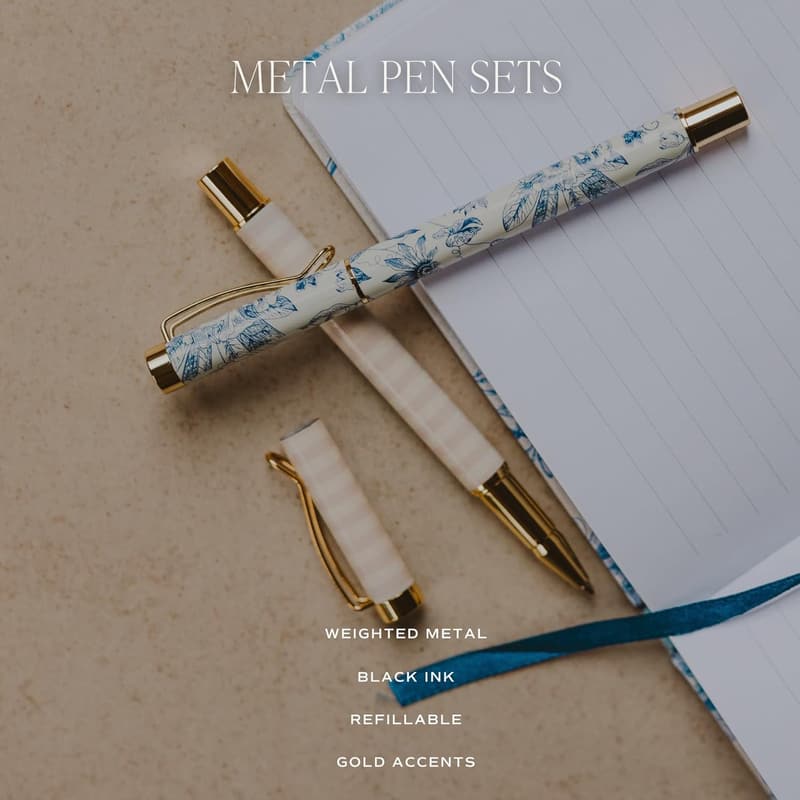 Inspirational Metal Pen Set for Women - Motivational Office Gifts