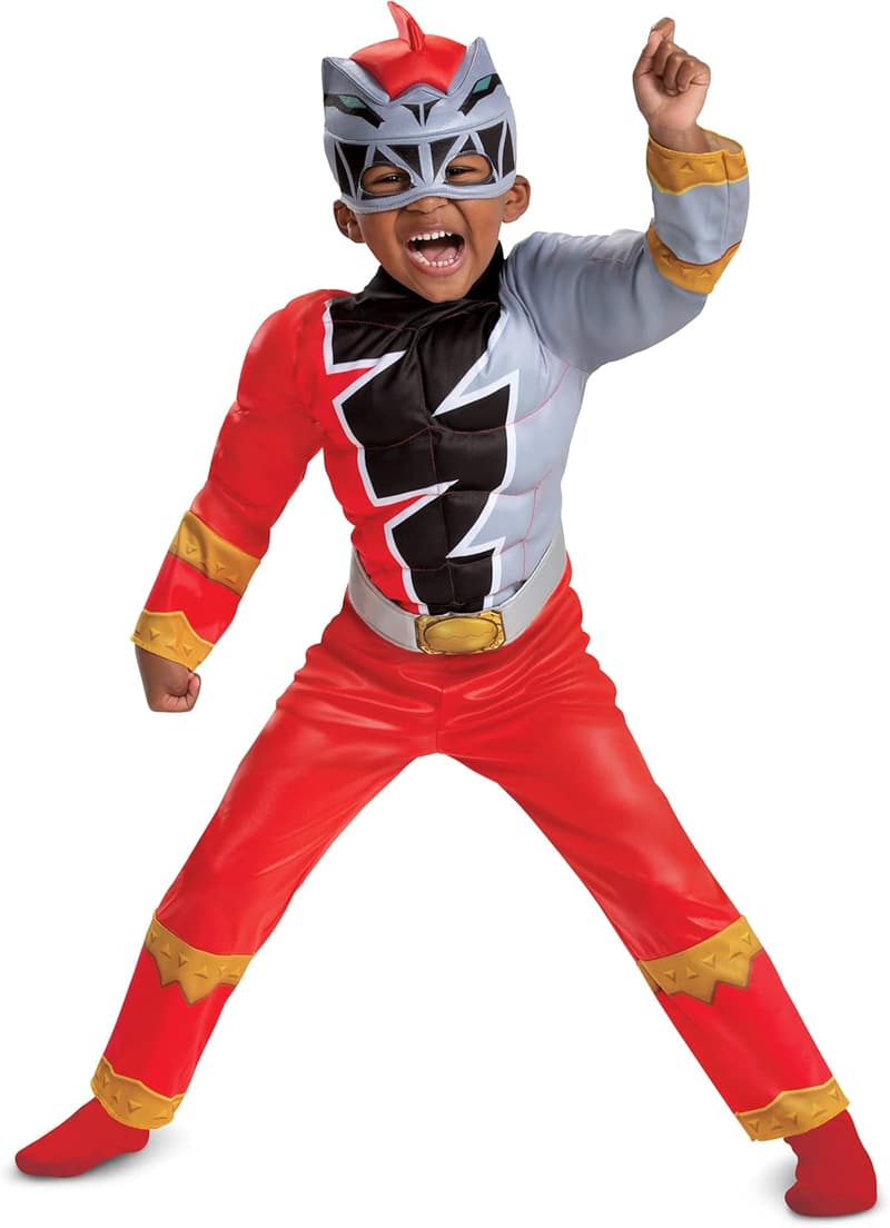Power Rangers Dino Fury Toddler Muscle Costume with Mask