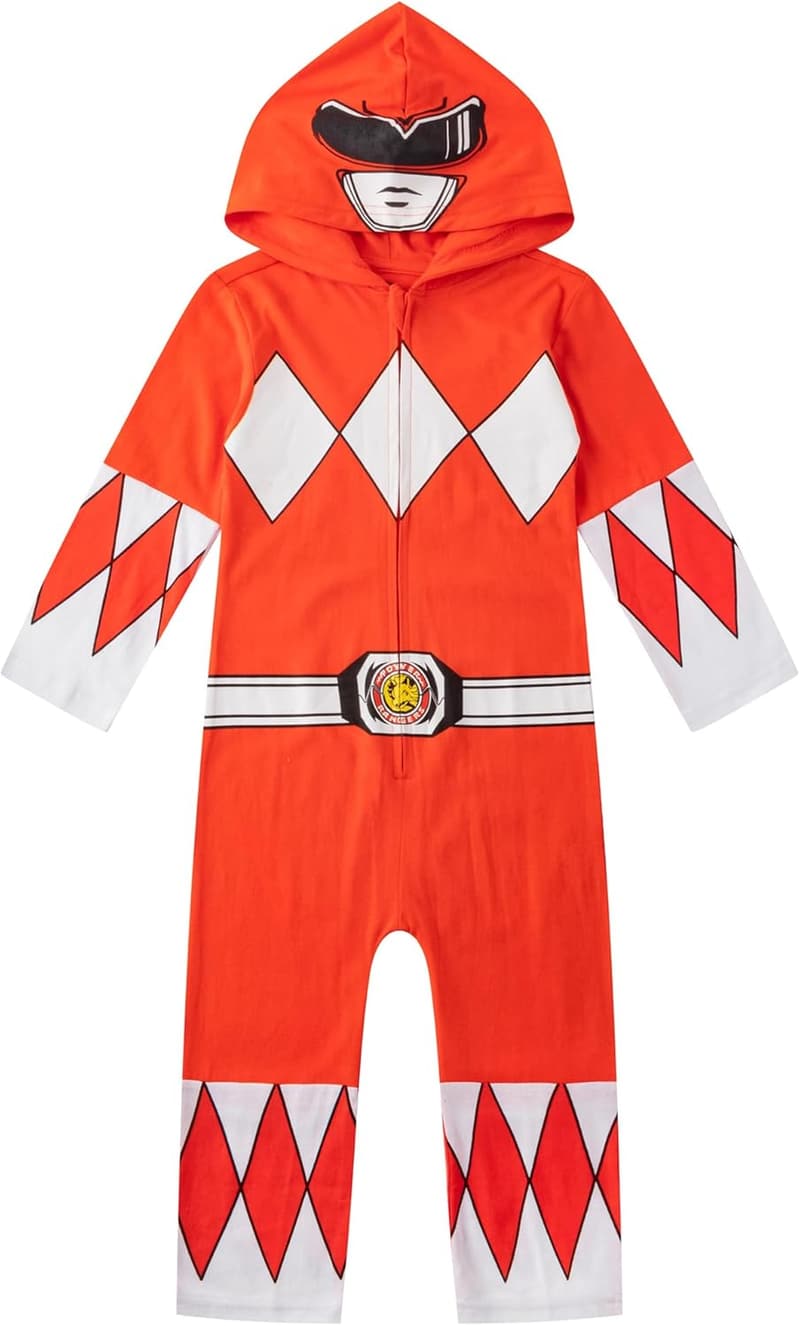 Power Rangers Red Hooded Cosplay Outfit for Toddlers