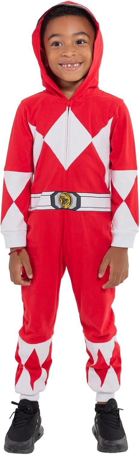 Power Rangers Zip-Up Cosplay Jumpsuit for Kids