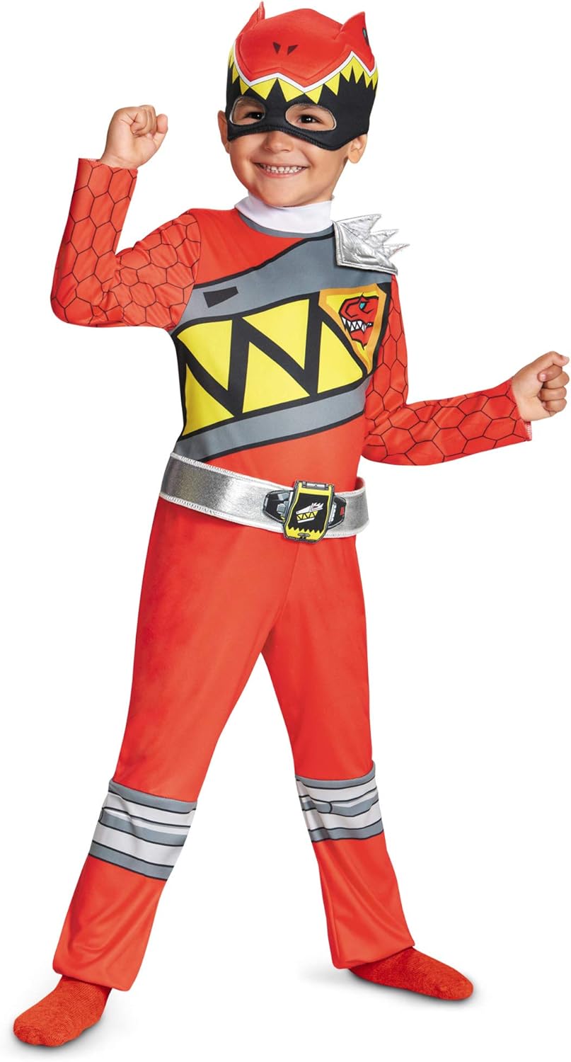 Boy's Red Ranger Dino Charge Outfit