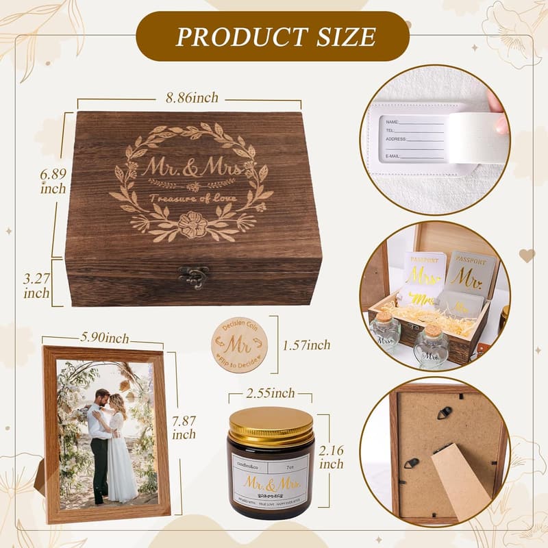 Wedding Gifts for Couples - Mr & Mrs Travel Set