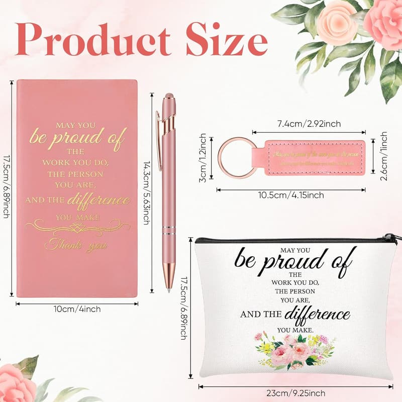 Employee Appreciation Gift Set for Women - 4-Piece Inspirational Kit