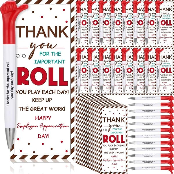 Employee Appreciation Gift Sets with Thank You Cards & Pens