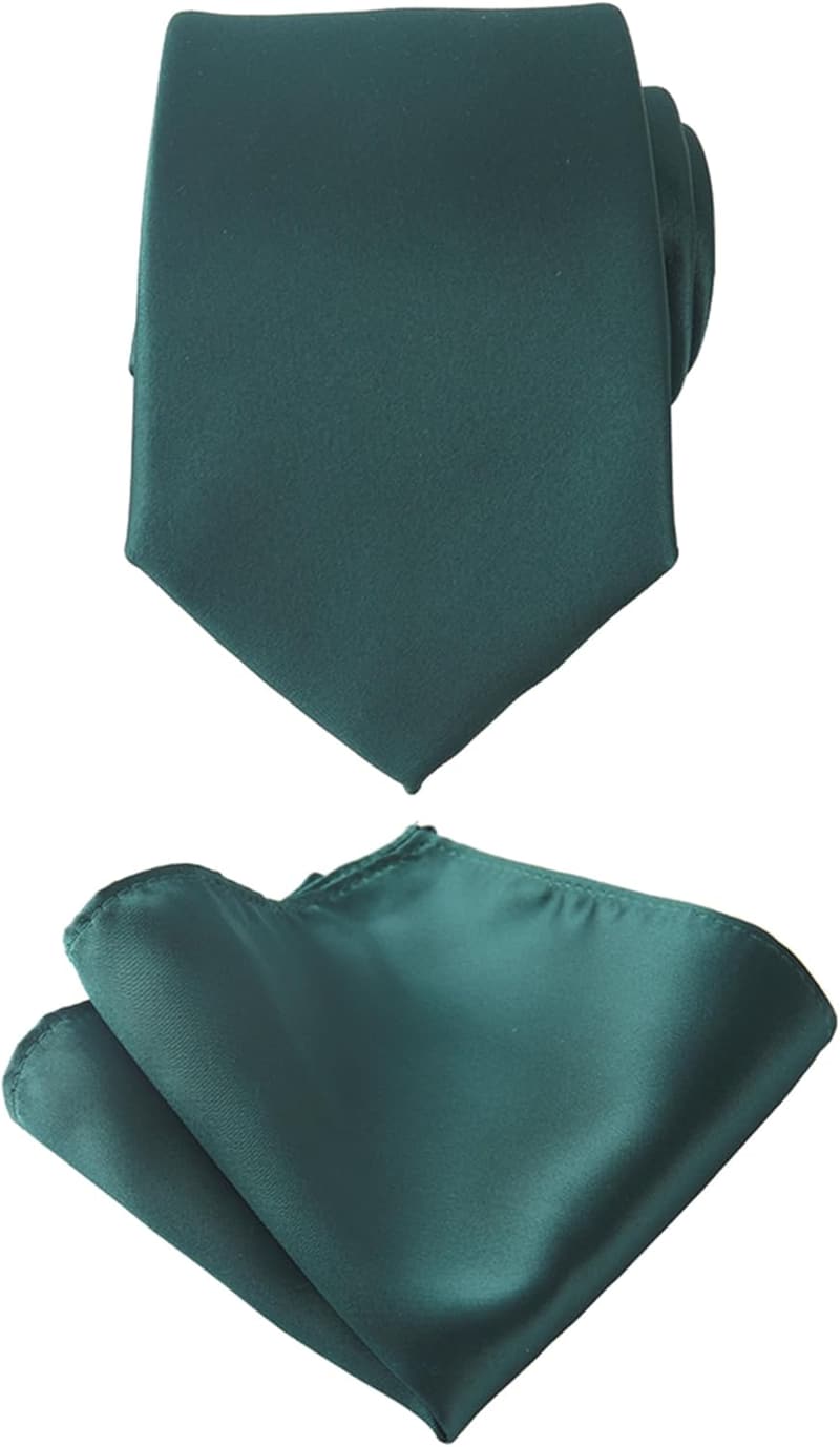 Premium Men's Tie Set with Pocket Square for Modern Gentlemen