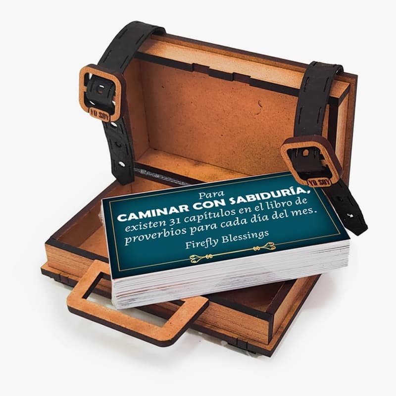 Biblical Promise Cards Set for Men - Christian Mini Case (Spanish)