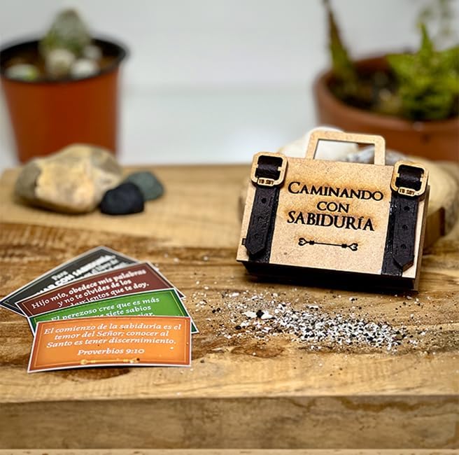 Biblical Promise Cards Set for Men - Christian Mini Case (Spanish)