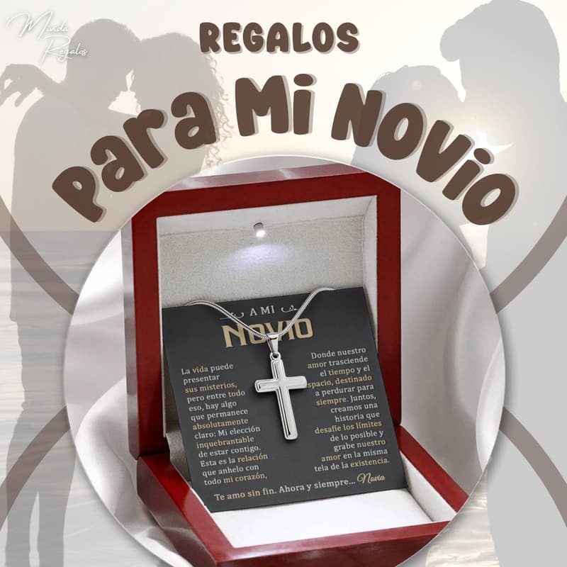 925 Sterling Silver Cross Necklace for Men's Birthday Gift
