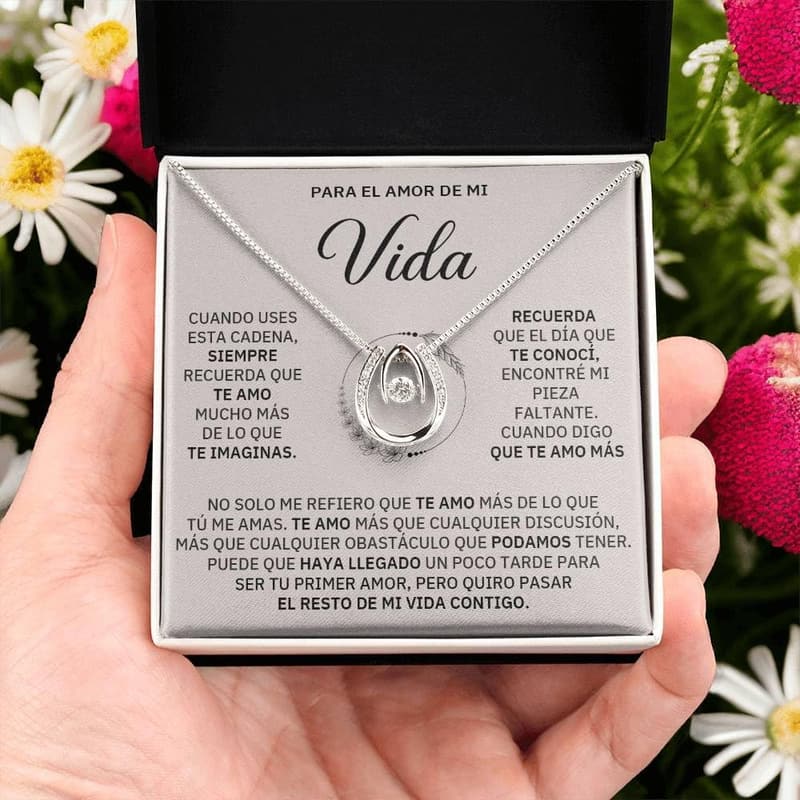 Valentine's Day Gold Necklace for Women with Surprise Box